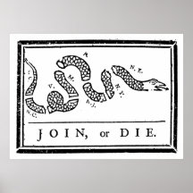 Join or Die Print