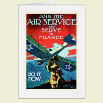 Join the Air Service and Serve in France (US02052) cards