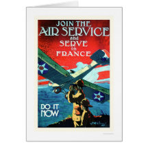 Join the Air Service and Serve in France (US02052) Cards