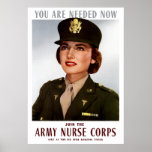 Join The Army Nurse Corps Poster