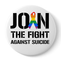 Join the fight against gay suicide buttons