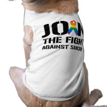 Join the fight against gay suicide pet t shirt