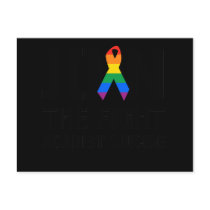 Join the fight against gay suicide postcard