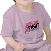 Join The Fight Support Breast Cancer Awareness Tshirt
