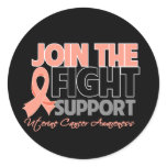 Join The Fight Support Uterine Cancer Awareness stickers