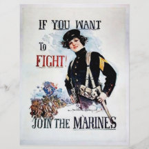 Join The Marines Custom Flyer