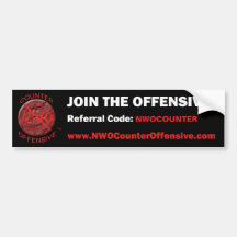 Join The Offensive (black) Bumper Sticker