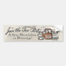 Join the Tea Party Tea Shirts and Gifts Bumper Stickers