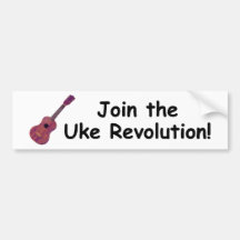 Join the Uke Revolution! Bumper Stickers