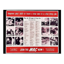 Join The Wac Now! Post Card