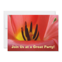 Join Us at a Great Party! Invitations Red Tulip