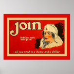 Join ~ Vintage Nurse WW1 posters