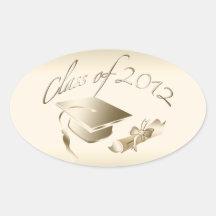 Joints du casquette 2012 et du diplôme d'obtention adhésif