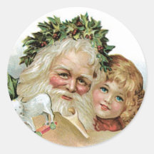 Joints vintages ou autocollants de Noël
