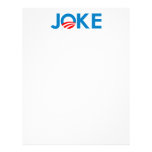 JOKE CUSTOMIZED LETTERHEAD