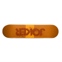 joker broken band aid skateboard