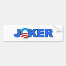 JOKER BUMPER STICKERS