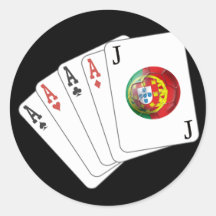 Joker no Jogo - Selecção das Quinas Round Stickers