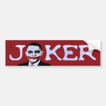 Joker Obama Bumper Stickers