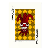 Joker Playing Card (Revised) Business Card Template