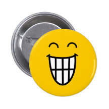 Joking around Smiley face Pins