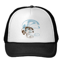 Joli art abstrait #002 casquettes de camionneur
