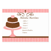 Joli gâteau cartes de visite professionnelles