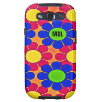 Joli rétro motif floral Samsung de flower power coques case-mate