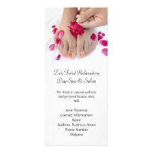 Joli salon fuchsia de pédicurie de rose de rose motif pour double carte