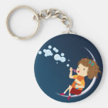 jolie fille Keychain porte-clés