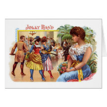 Jolly Band Cigar Label Card