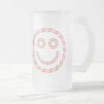Jolly Candy Cane Face Mug mugs
