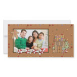 Jolly Christmas - Gingerbread House Picture Card