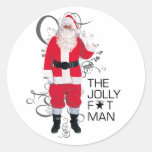Jolly Fat Man Sticker