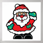 jolly little santa claus posters