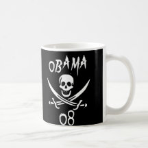 Jolly OBAMA 08 {Whitebeard} Mug