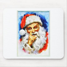 Jolly Old Saint Nick Mousepad