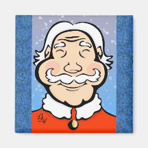 Jolly Old St Nick Magnet