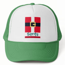 Jolly Red Christmas Santa Designs Trucker Hats
