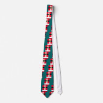 Jolly Red Christmas Santa Designs Custom Tie