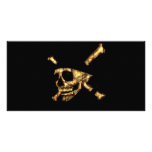 Jolly Roger #1-Burnt Custom Photo Card