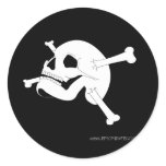 Jolly Roger #2 Round Sticker