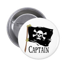 Jolly Roger Captain Pins