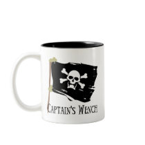 Jolly Roger Captain's Wench Mug