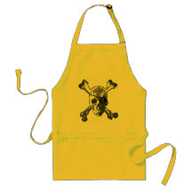 Jolly Roger Crossbones Aprons
