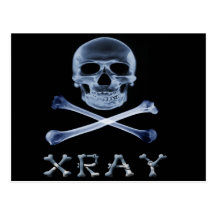 JOLLY ROGER de RADIOLOGIE de drapeau de PIRATE de  Cartes Postales
