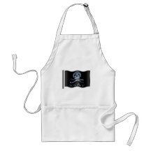JOLLY ROGER de RADIOLOGIE de drapeau de PIRATE de  Tablier