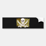 Jolly Roger Map #10 Bumper Sticker