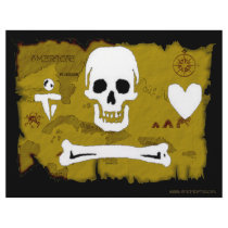 Jolly Roger Map #2 Letterhead Template