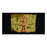 Jolly Roger Map #6 Custom Photo Card
